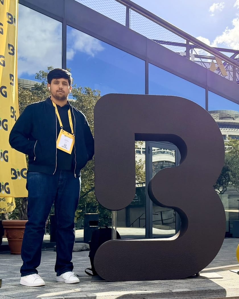 Sheharyar Ishfaq at BIG, the Bpifrance gathering of entrepreneurs at the Accor Arena in Paris
